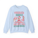 Ho's Ho's Ho's in This House Crewneck Sweatshirt - Funny Santa Christmas Sweater - Holiday Humor