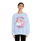 Hot Cocoa & Christmas Movie Crewneck Sweatshirt - Cozy Holiday Christmas Sweater