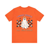 I Ghost People All Year Round - Funny Halloween Ghost Graphic Tee