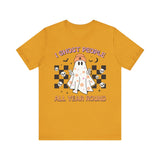 I Ghost People All Year Round - Funny Halloween Ghost Graphic Tee