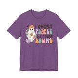 I Ghost People All Year Round Halloween Shirt - Funny Ghost Graphic Tee