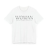 I Love the Woman I've Become - Inspirational Women's Empowerment T-Shirt - Self-Confidence Quote Tee