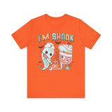 I’m Shook Nurse Halloween T-Shirt - Creepy Ghost and Medical IV Bag Tee