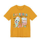 I’m Shook Nurse Halloween T-Shirt - Creepy Ghost and Medical IV Bag Tee