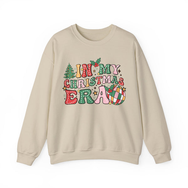 In My Christmas Era T-shirt – Groovy Holiday Graphic Tee with Doodle Dots and Festive Christmas Elements