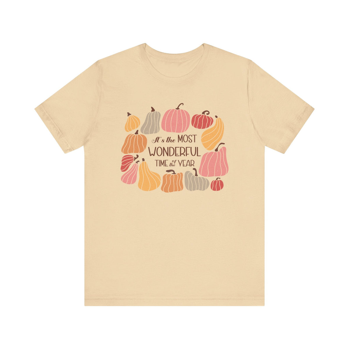 It's the Most Wonderful Time of the Year Autumn T-Shirt - Celebrate the Magic of Fall