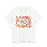 It's the Most Wonderful Time of the Year Autumn T-Shirt - Celebrate the Magic of Fall