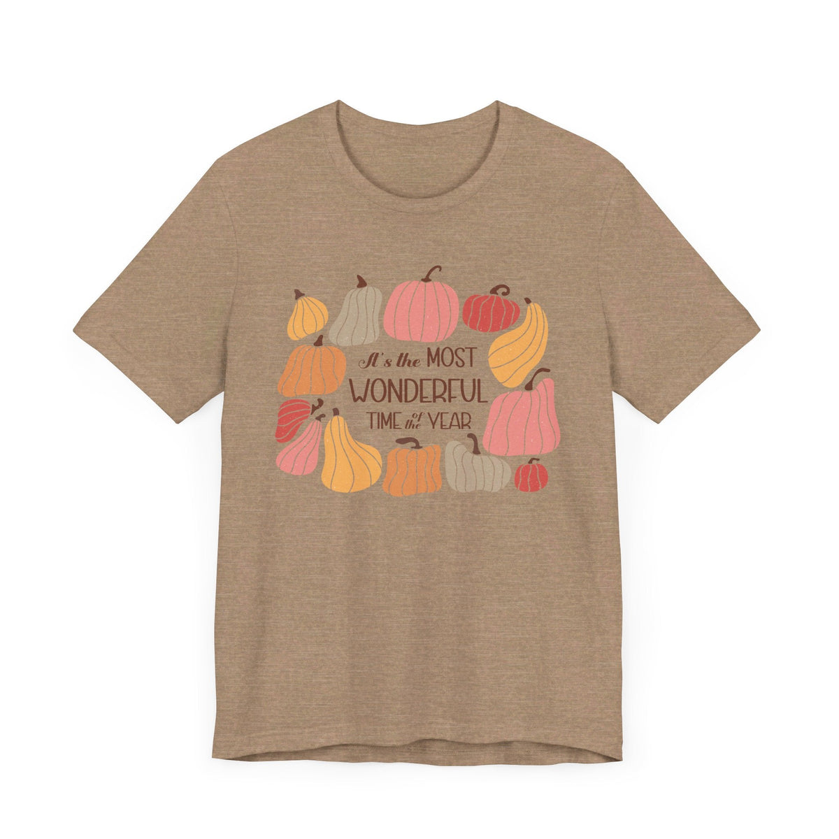 It's the Most Wonderful Time of the Year Autumn T-Shirt - Celebrate the Magic of Fall