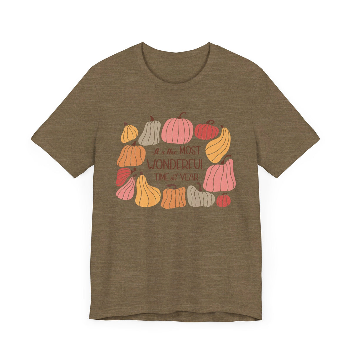 It's the Most Wonderful Time of the Year Autumn T-Shirt - Celebrate the Magic of Fall