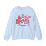 Joyful Ornaments Crewneck Sweatshirt - Playful Holiday Spirit Christmas Sweater - Christmas Apparel