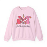 Joyful Ornaments Crewneck Sweatshirt - Playful Holiday Spirit Christmas Sweater - Christmas Apparel