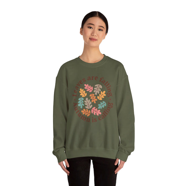 Leaves Are Falling, Autumn Is Calling Sweatshirt - Embrace the Season in Style