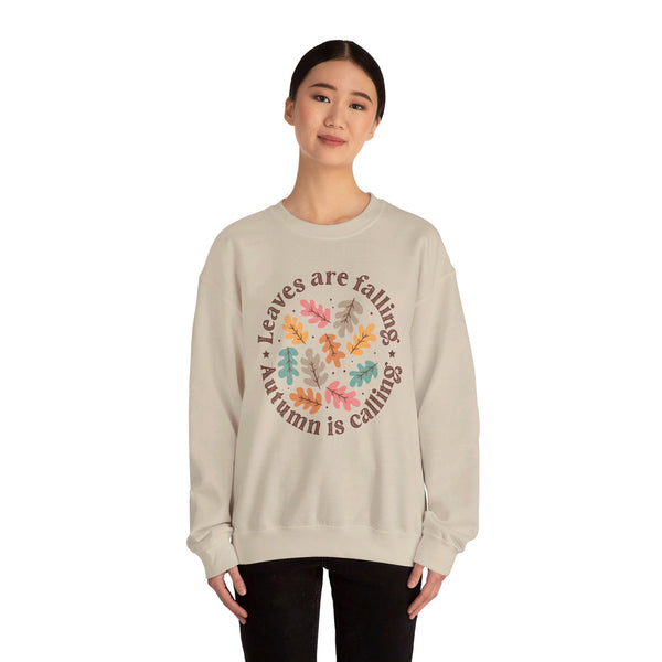 Leaves Are Falling, Autumn Is Calling Sweatshirt - Embrace the Season in Style