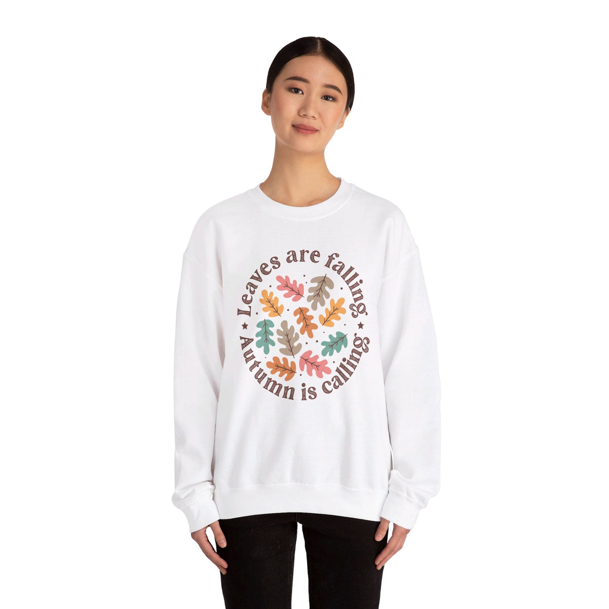 Leaves Are Falling, Autumn Is Calling Sweatshirt - Embrace the Season in Style