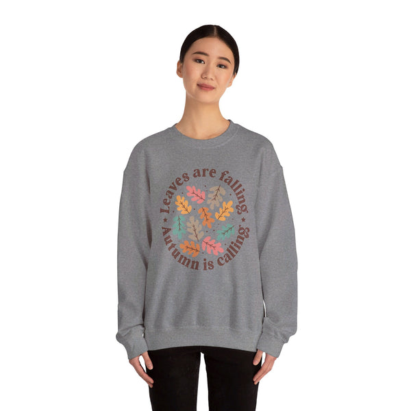 Leaves Are Falling, Autumn Is Calling Sweatshirt - Embrace the Season in Style