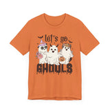 Let's Go Ghouls Halloween Shirt - Retro Ghost Friends Graphic Tee