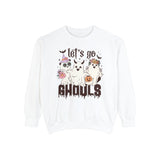 Let's Go Ghouls Halloween Sweatshirt - Retro Ghost Friends Graphic Sweater