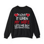 Love for NFTs Crypto Crewneck Sweatshirt – Cryptocurrency Shirt for Enthusiasts, Traders, and Meme Lovers