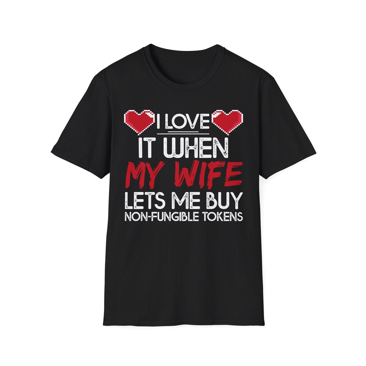 Love for NFTs Crypto T-Shirt – Cryptocurrency Shirt for Enthusiasts, Traders, and Meme Lovers