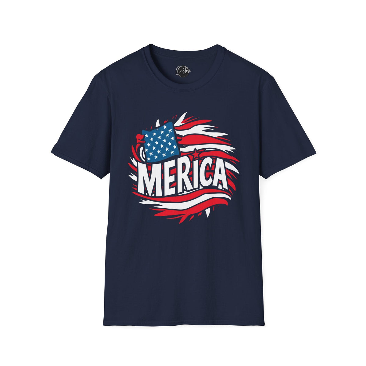 Merica 4th of July - 4th of July shirt, USA flag shirt, Red white blue tee, Patriotic - t-shirt, American pride tee