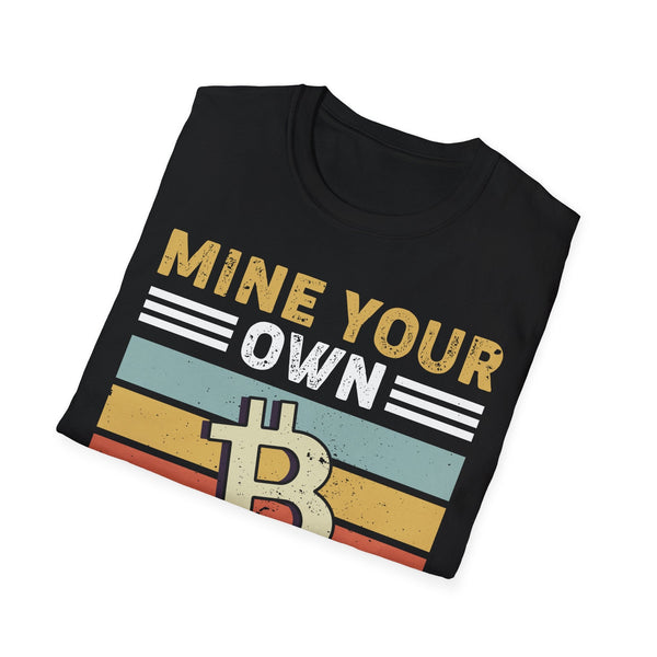 Mine Your Own Crypto Crypto T-Shirt – Cryptocurrency Shirt for Enthusiasts, Traders, and Meme Lovers