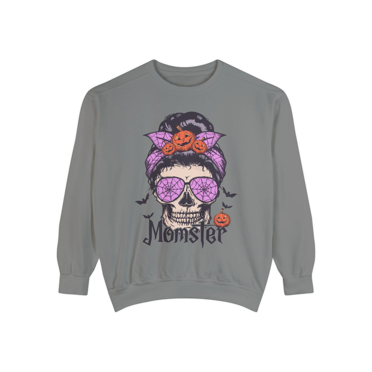 Momster - Halloween Skull Mom Life Graphic Sweater