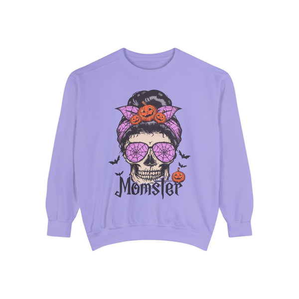 Momster - Halloween Skull Mom Life Graphic Sweater