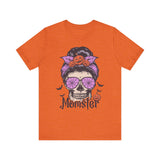 Momster - Halloween Skull Mom Life Graphic Tee