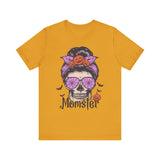 Momster - Halloween Skull Mom Life Graphic Tee