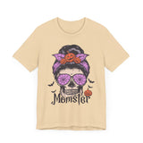 Momster - Halloween Skull Mom Life Graphic Tee