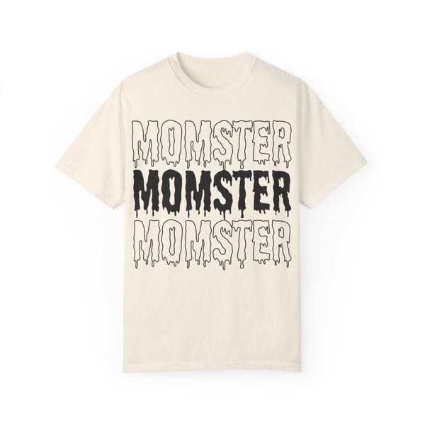 Momster Halloween T-Shirt - Funny Halloween Graphic Tee for Moms - Spooky Cute Mom Costume Shirt