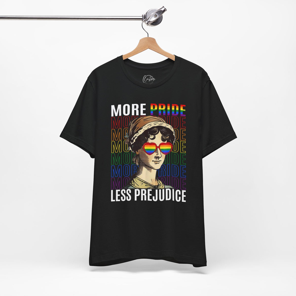 More Pride Less Prejudice LGBT Gay Pride T-Shirt - Rainbow Pride Tee | Equality Shirt | LGBTQ+ Support Apparel