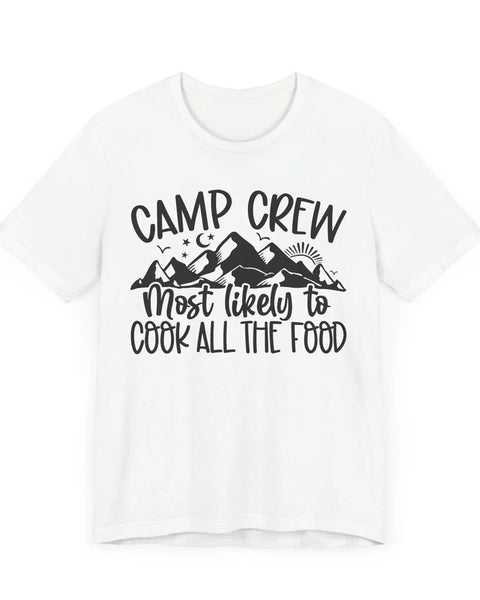 Most Likely To Cook Food T Shirt Funny Chef Graphic Tee For Home Cooks Gift