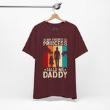 My Favorite Princess Calls Me Daddy Unisex Jersey Short Sleeve Tee