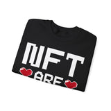 NFT Art Lover Crypto Crewneck Sweatshirt – Cryptocurrency Shirt for Enthusiasts, Traders, and Meme Lovers