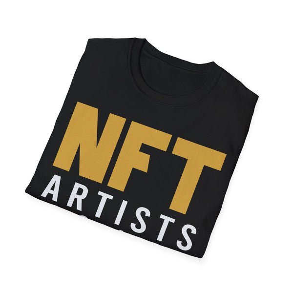 NFT Artists Gold Crypto T-Shirt – Cryptocurrency Shirt for Enthusiasts, Traders, and Meme Lovers