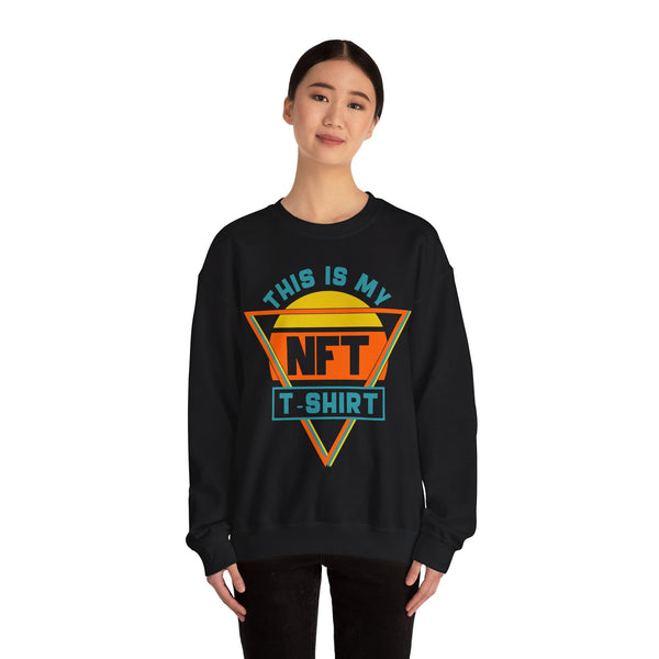 NFT Crewneck Sweatshirt Design Crypto Crewneck Sweatshirt – Cryptocurrency Shirt for Enthusiasts, Traders, and Meme Lovers