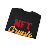 NFT Crypto Art Crypto Crewneck Sweatshirt – Cryptocurrency Shirt for Enthusiasts, Traders, and Meme Lovers