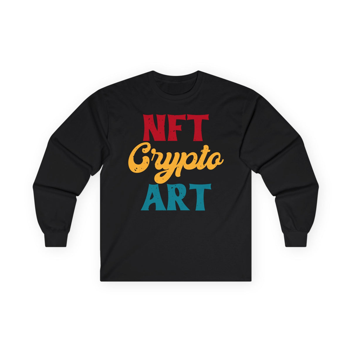 NFT Crypto Art Crypto Long Sleeve – Cryptocurrency Shirt for Enthusiasts, Traders, and Meme Lovers