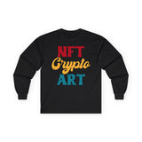 NFT Crypto Art Crypto Long Sleeve – Cryptocurrency Shirt for Enthusiasts, Traders, and Meme Lovers