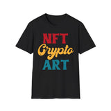 NFT Crypto Art Crypto T-Shirt – Cryptocurrency Shirt for Enthusiasts, Traders, and Meme Lovers