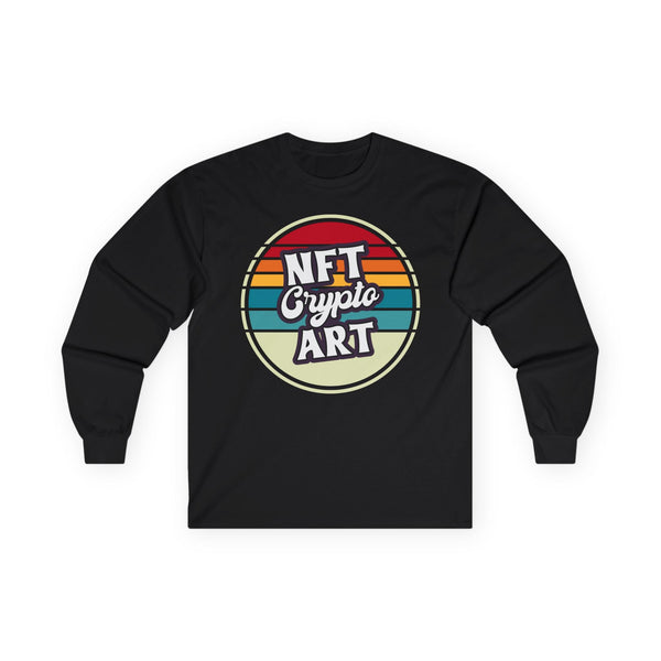 NFT Crypto Art Design Crypto Long Sleeve – Cryptocurrency Shirt for Enthusiasts, Traders, and Meme Lovers