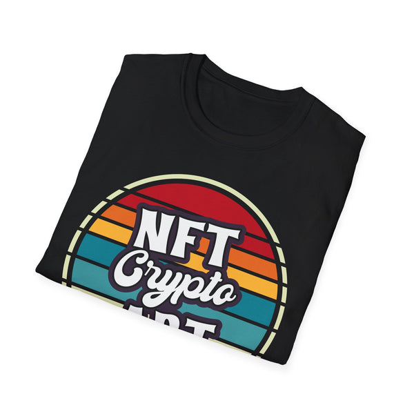 NFT Crypto Art Design Crypto T-Shirt – Cryptocurrency Shirt for Enthusiasts, Traders, and Meme Lovers