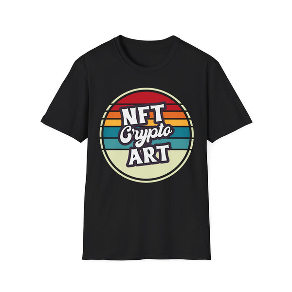 NFT Crypto Art Design Crypto T-Shirt – Cryptocurrency Shirt for Enthusiasts, Traders, and Meme Lovers