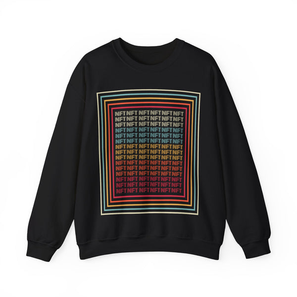 NFT Design Crypto Crewneck Sweatshirt – Cryptocurrency Shirt for Enthusiasts, Traders, and Meme Lovers