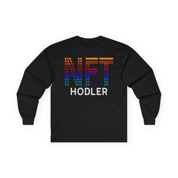 NFT Hodler Crypto Long Sleeve – Cryptocurrency Shirt for Enthusiasts, Traders, and Meme Lovers