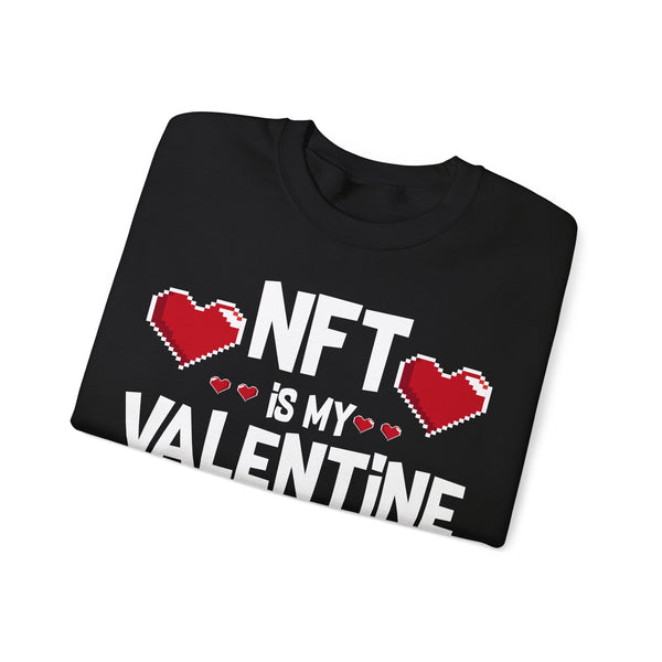 NFT Valentine Crypto Crewneck Sweatshirt – Cryptocurrency Shirt for Enthusiasts, Traders, and Meme Lovers