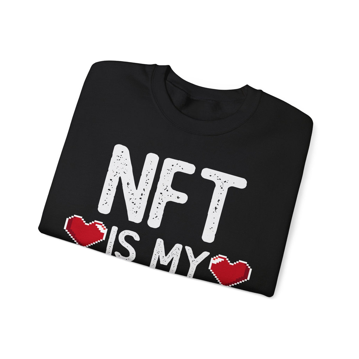 NFT Valentine Crypto Crewneck Sweatshirt – Cryptocurrency Shirt for Enthusiasts, Traders, and Meme Lovers