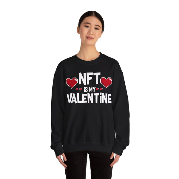 NFT Valentine Crypto Crewneck Sweatshirt – Cryptocurrency Shirt for Enthusiasts, Traders, and Meme Lovers