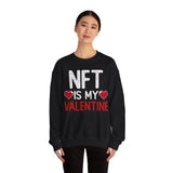 NFT Valentine Crypto Crewneck Sweatshirt – Cryptocurrency Shirt for Enthusiasts, Traders, and Meme Lovers